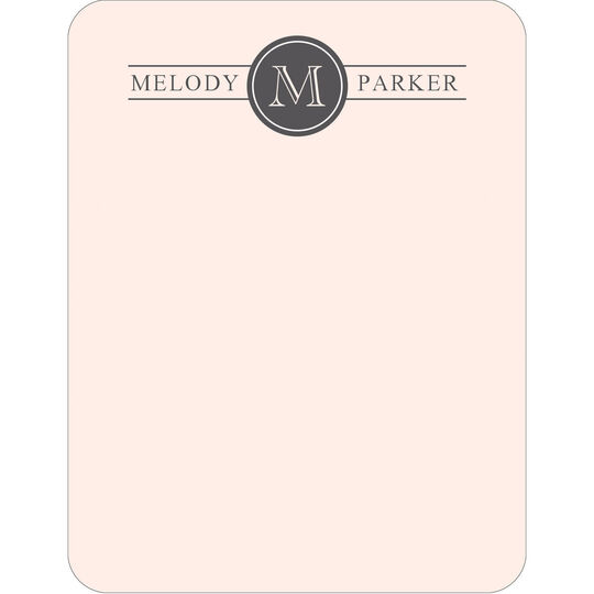 Round About Pink Flat Note Cards